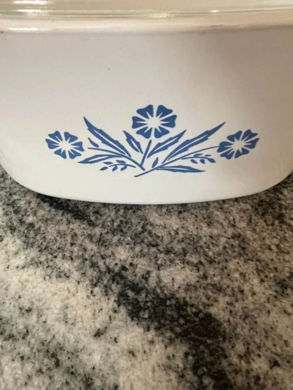 Vintage Corning Ware Blue Cornflower 3 Quart Casserole Dish A-3-B with Glass Lid